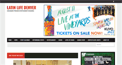 Desktop Screenshot of latinlifedenver.com